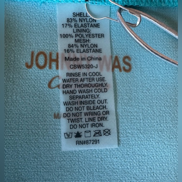 Johnny Was Neoprene Floral One-Piece Swimsuit, Women’s Small - Picture 13 of 16